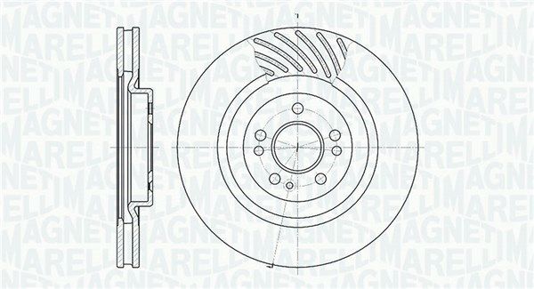 MAGNETI MARELLI Jarrulevy 361302040386